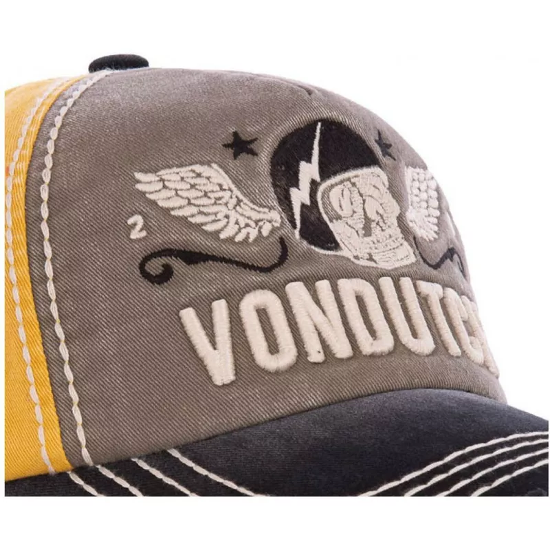 Von Dutch Xavier Yellow And Grey Baseball