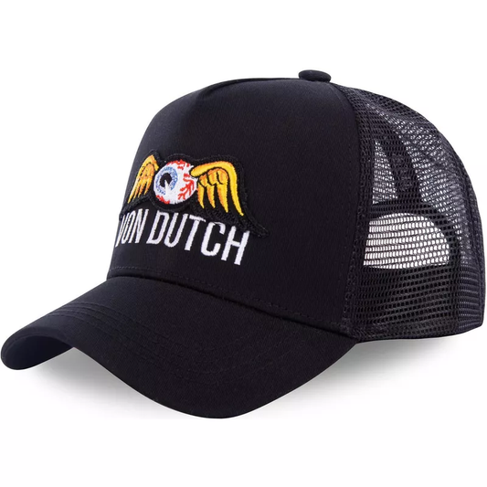 Von Dutch EYEPATCH Black Trucker Hat