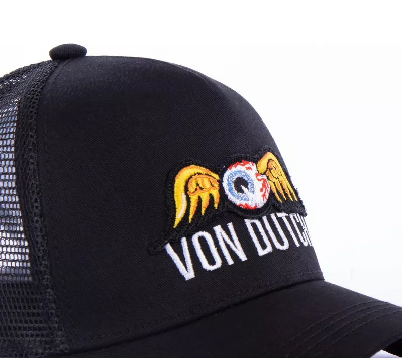 Von Dutch EYEPATCH Black Trucker Hat