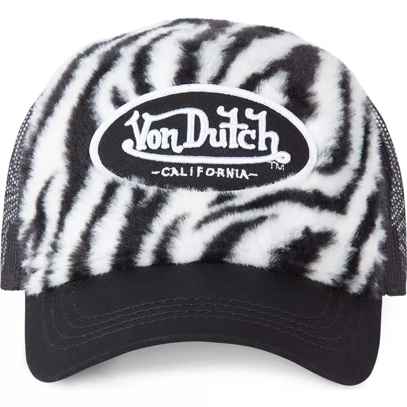 Von Dutch Black and White Fur