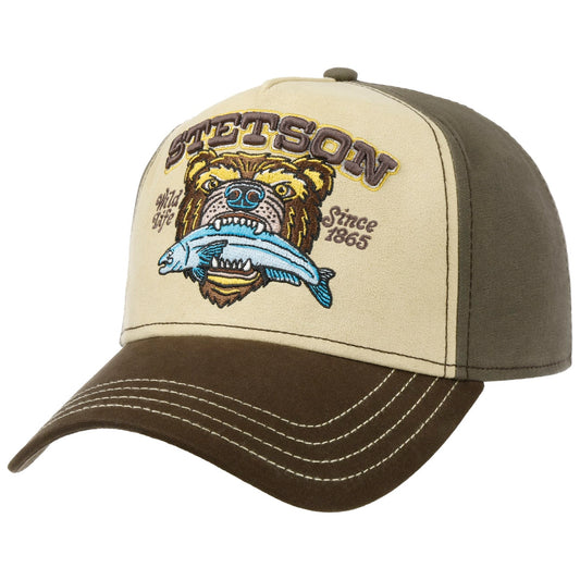 Stetson Bear Wild Life Trucker Beige/Brown