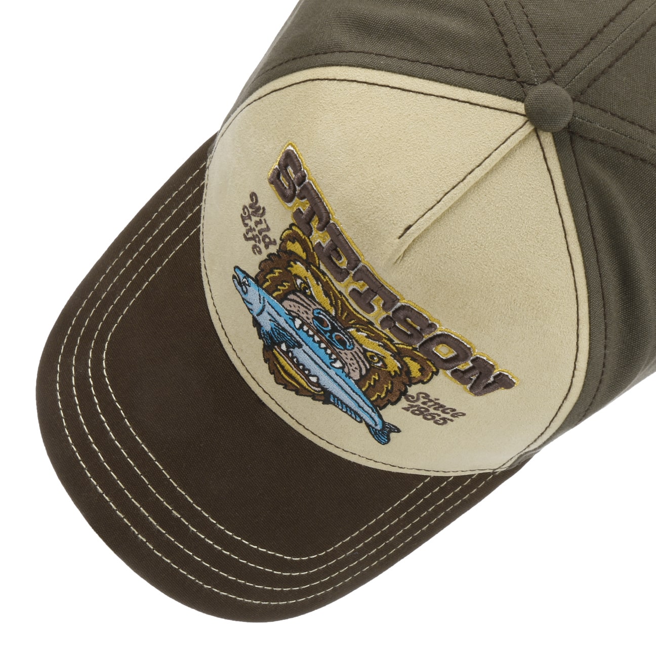 Stetson Bear Wild Life Trucker Beige/Brown