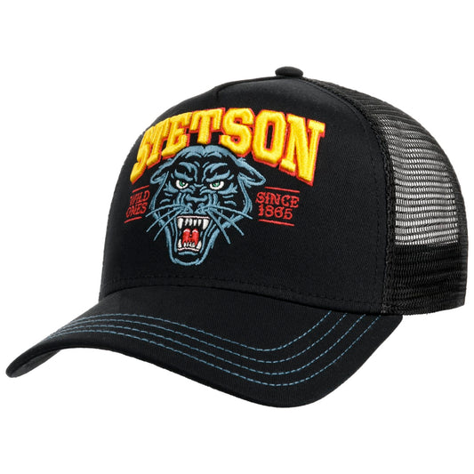 Stetson Panther Wild Ones Trucker Black