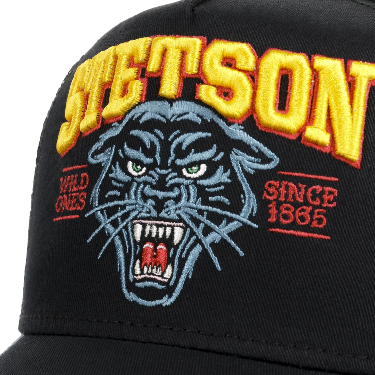 Stetson Panther Wild Ones Trucker Black