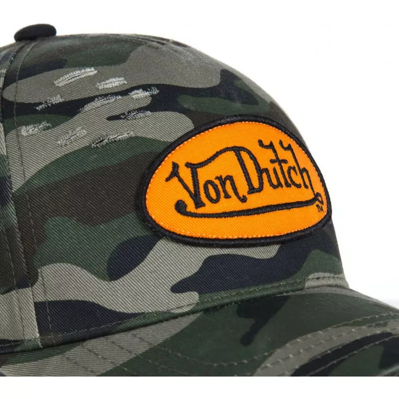 Von Dutch Trucker Camouflage Orange