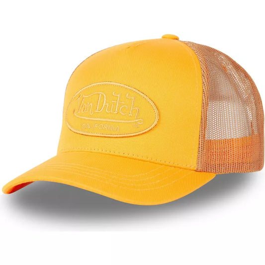 Von Dutch Marron Yellow Trucker