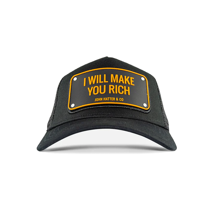 John Hatter & CO - RUBBER - I WILL MAKE YOU RICH - BLACK