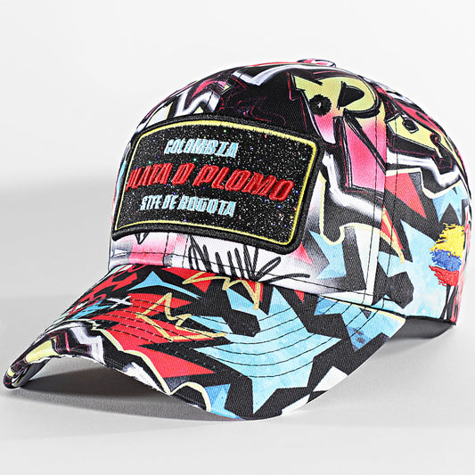 SKR TRIBAL GRAFFITI PRINT CAP