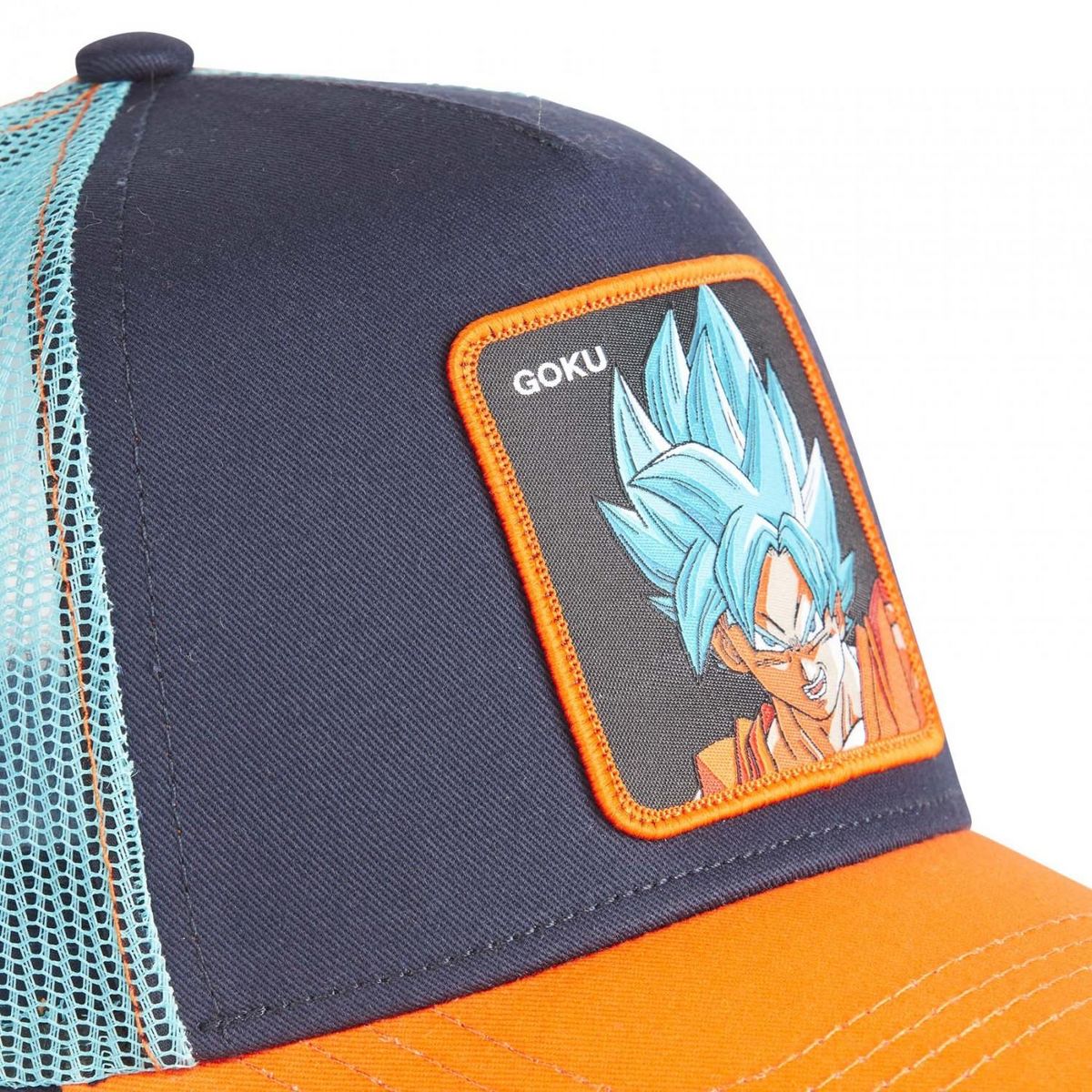 CAPSLAB Dragon Ball Super Goku Snapback Blue