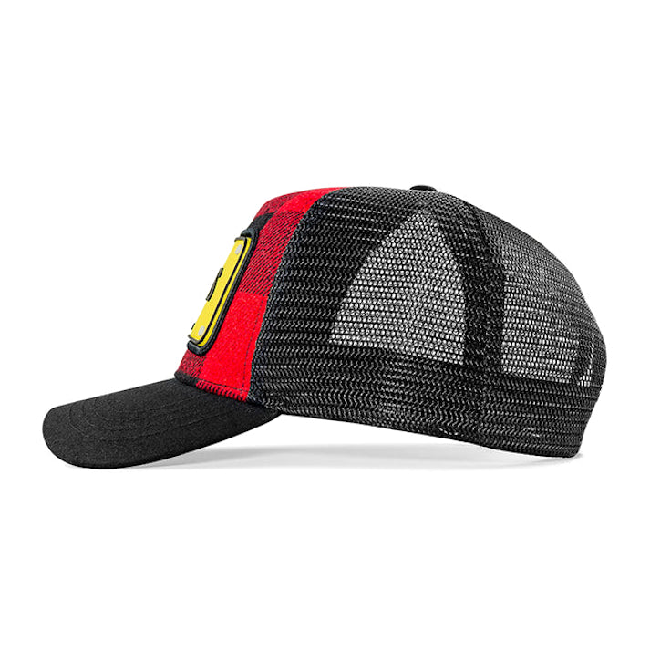 John Hatter & CO - THE BOSS - FLANNEL RUBBER - CHECKERED RED BLACK
